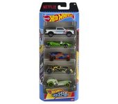 Hot Wheels - Pack de 5 vehículos metálicos Let's Race