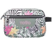 Totto - Estuche escolar tres compartimentos tropical cebras Plastilina
