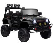 Homcom - Coche eléctrico batería 12 V con mando a distancia Negro