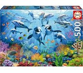 Educa Borras - Puzzle Fiesta Oceánica 500 Piezas ㅤ