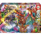 Educa Borras - Puzzle Hechizo de Mago 1500 piezas con cola fix ㅤ