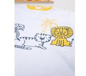 Camiseta Blanca/Amarilla Savana para Niño