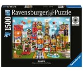 Ravensburger - Puzzle de 1500 piezas Eames House of Cards Fantasy ㅤ