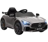 Homcom - Mercedes Benz AMG GTR eléctrico Plata con mando