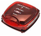 Ariete - Máquina de hamburguesas con placa caliente para pan