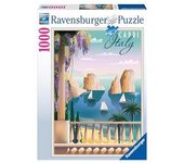 Ravensburger - Puzzle para Adultos Saludos desde Capri 1000 Piezas ㅤ
