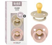 Bibs - Pack 2 chupetes Colour 0-6 meses - Vanilla/Blush