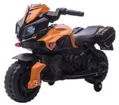 Homcom - Moto infantil eléctrica negra y naranja