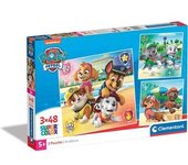 Clementoni - Patrulla Canina - Puzzle Triple 3x48 Piezas ㅤ