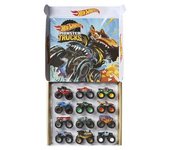 Hot Wheels - Pack de 12 coches Monster Trucks de juguete ㅤ