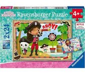 Ravensburger - Puzzle de colección Gabby's Dollhouse, 2 sets de 24 piezas ㅤ