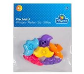 Blister con 6 silbatos (varios colores)