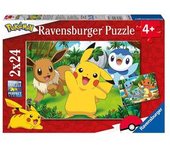 Ravensburger - Pokémon - Pack 2 puzzles 24 piezas