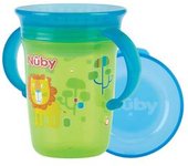 Nuby - Taza mágica con asas - Verde