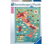Ravensburger - Puzzle mapa de Italia dulce 1000 piezas ㅤ