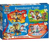 Ravensburger - Puzzle Paw Patrol Colección 4 in a box, 10, 12, 14, 16 piezas ㅤ