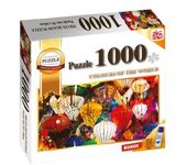 Puzzle 1000 piezas faroles con pegamento