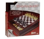 Estuche 10 juegos de madera - juego de mesa