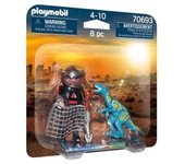 Playmobil - Duo Pack Velociraptor y Saqueador 70693