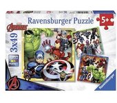 Ravensburger - Avengers - Pack 3 puzzles 49 piezas