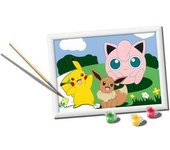 Ravensburger - Pokemon - Kit creativo para pintar por números Pokémon Classic Serie D ㅤ
