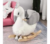 Homcom - Caballito Balancín Cisne Blanco HomCom