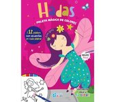 Hadas: set de acuarelas y paleta mágica de colores