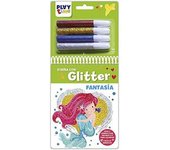 Libreta creativa con purpurina Fantasía ㅤ
