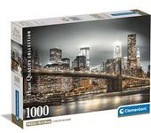 Clementoni - Puzzle de 1000 piezas de skyline de Nueva York, fabricado en Italia ㅤ