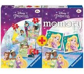 Ravensburger - Princesas Disney - Multipack Memory + 3 puzzles