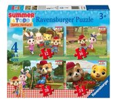 Ravensburger - Puzzle 4 en una caja de verano y Todd ㅤ