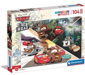 Clementoni - Cars - Puzzle infantil grandes piezas Cars en la carretera ㅤ