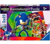 Ravensburger - Set de 3 Puzzles Sonic de 49 Piezas