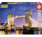 Educa Borras - Puzzle Luminoso Tower Bridge Londres 1000 Piezas ㅤ