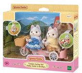 Sylvanian Families - Hermanos husky en tándem