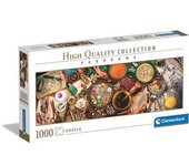 Clementoni - Puzzle Panorama de 1000 piezas: Mesa del Herbolista ㅤ