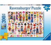 Ravensburger - Puzzle XXL de 200 piezas de amigas y flores