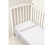 Manta para cuna con estampado de lazos