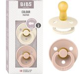 Bibs - Pack 2 chupetes Colour 6-18 meses - Ivory/Blush