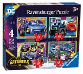 Ravensburger - Batman - Batwheels Puzzle 4 in a Box