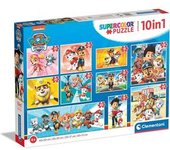 Clementoni - Patrulla Canina - Puzzle infantil progresivo 10 en 1 de la Patrulla Canina ㅤ