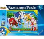 Ravensburger - Puzzle 100 piezas XXL Sonic the Hedgehog