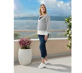 Blusa premamá estampada a rayas