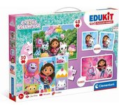Clementoni - Gabbys Dollhouse - Puzzle Edukit 4 en 1