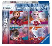 Ravensburger - Frozen - Pack 4 puzzles Frozen 2
