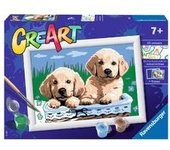 Ravensburger - Pinta 2 perros Retriever CreArt
