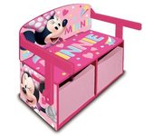 Minnie Mouse - Banco, pupitre y caja de juguetes 3 en 1