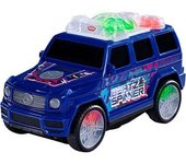 Coche de juguete con luces intermitentes, música y giros, incluye pilas ㅤ