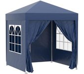 Outsunny - Cenador plegable 2x2 m Azul