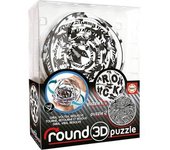 Educa Borras - Puzzle 3D Hypnotic con anillos concéntricos, juego de mesa giratorio y voltable. ㅤ